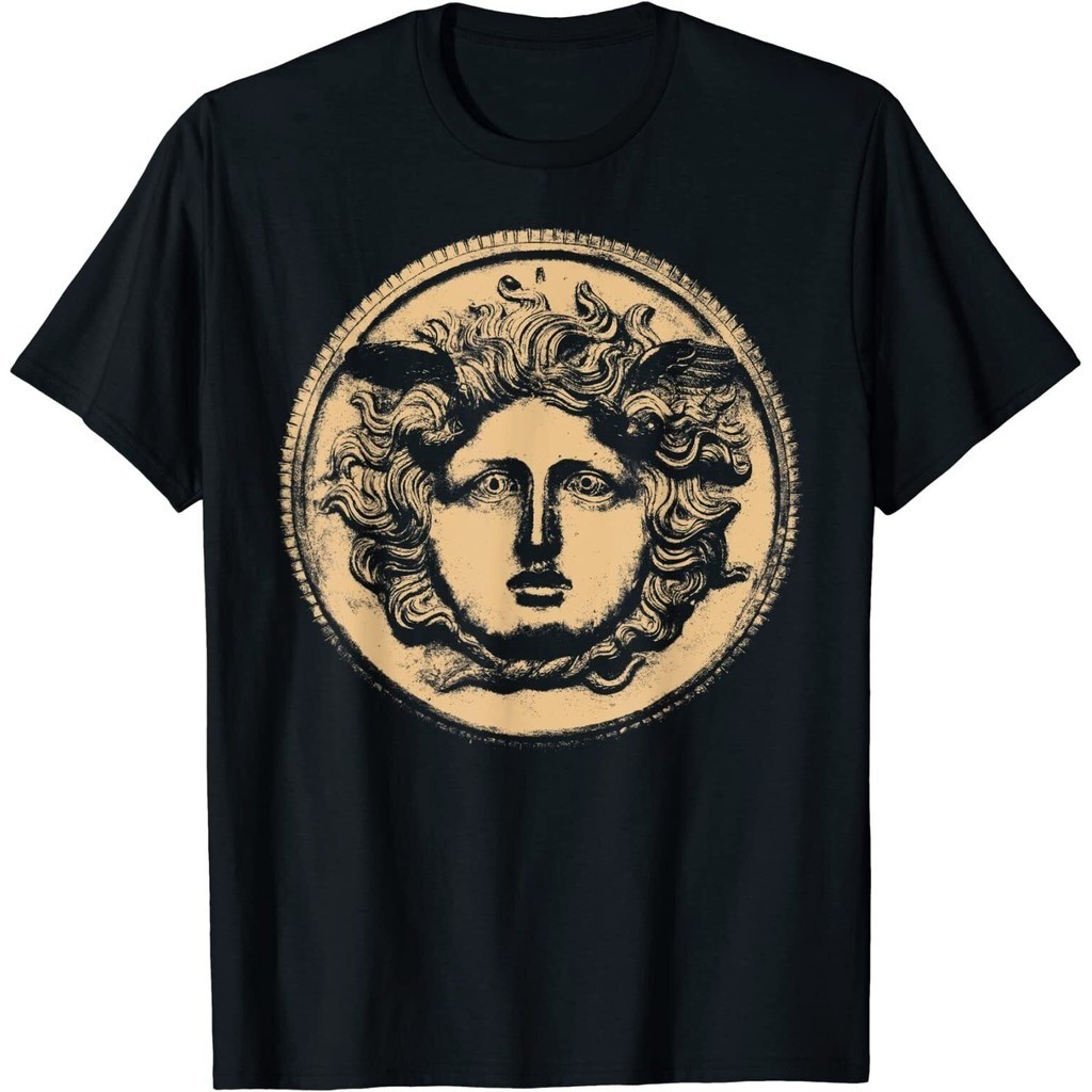 Mythology Gorgon In Greek Mythology Medusa Head เสื้อยืด