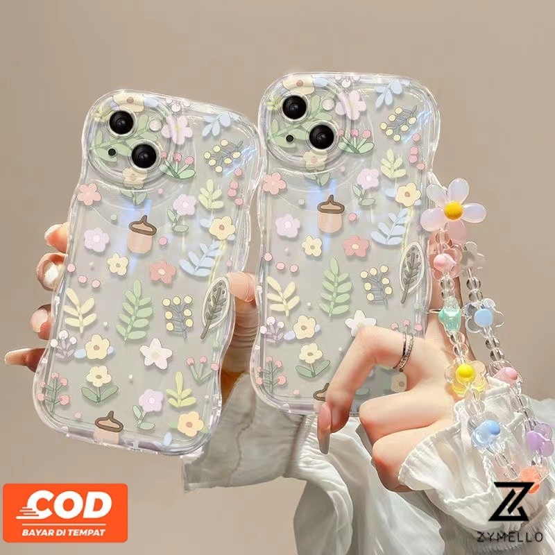 เคสโทรศัพท์มือถือ TPU ลายดอกไม้ กันกระแทก สําหรับ OPPO A79 5G A38 A18 A57 A58 A98 A78 A17K A55 A54 A16 A15 A77 A74 A93 A92 A12 A3S A5 A7 A5S A15S A31 A53 A76