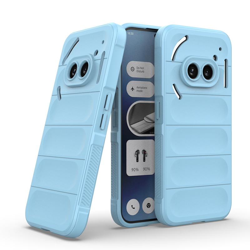 สําหรับ Nothing Phone 2A / 2A Plus Case ELVEV กันกระแทกล้างทําความสะอาดได้ผิว Soft TPU เลนส์ป้องกันปกหลัง