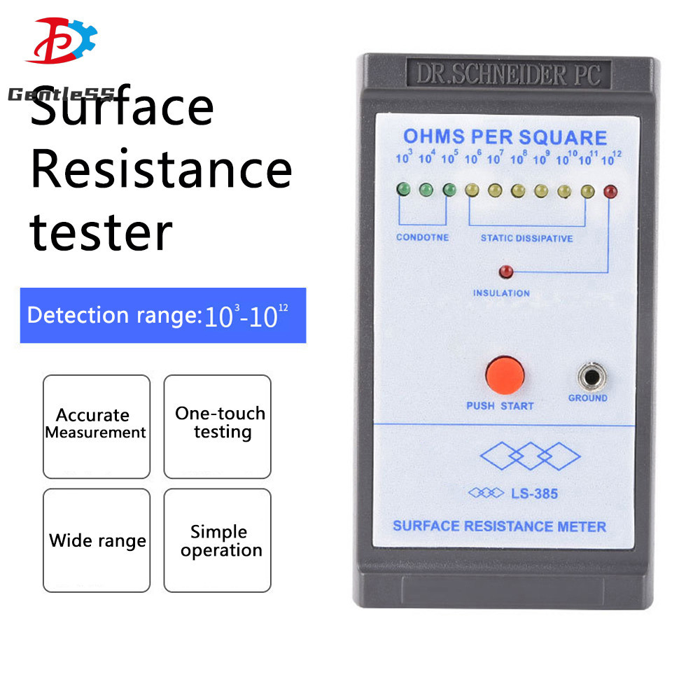 LS-385 Surface Resistance DS Tester High-Precision Monitoring Anti-Static Mat Tester