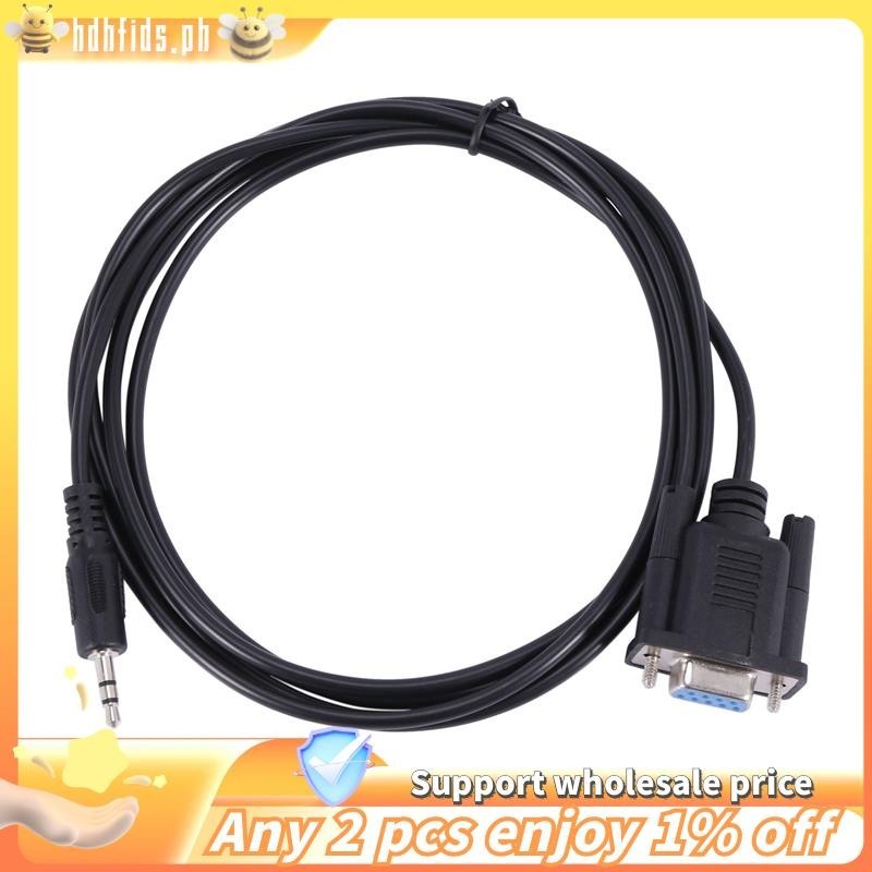 -DB9 9 Pin VGA สายหญิง ,DB 9 Female to TRS 3.5mm (1/8in) TRS Stereo Male Serial Data Cable-6 ฟุต