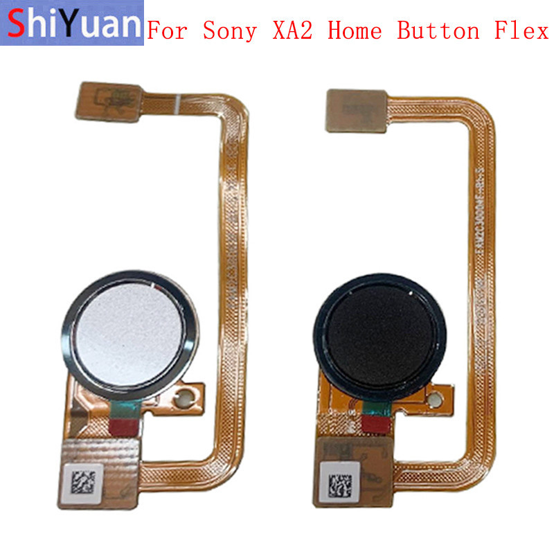 ปุ่มโฮมเซ็นเซอร์ลายนิ้วมือ สายเคเบิลริบบิ้น ยืดหยุ่น แบบเปลี่ยน สําหรับ Sony Xperia XA2 XA2 Ultra Touch Sensor