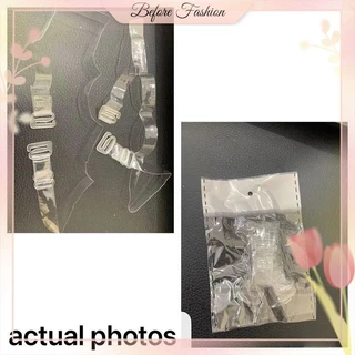 สายรัดโปร่งใสชุดชั้นในยืดหยุ่นสูง TPU ที่มองไม่เห็น Frosted ปรับสายรัด