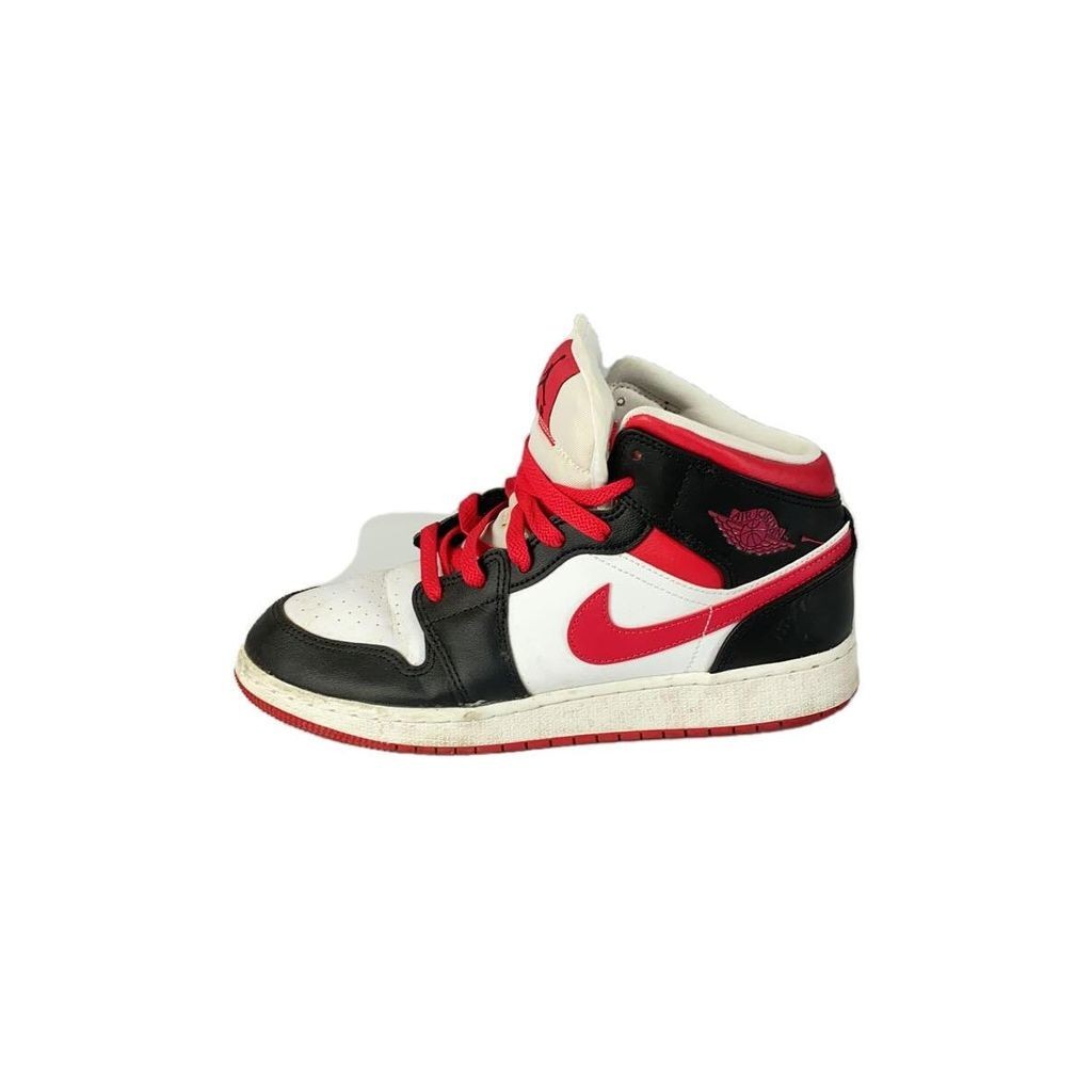 Nike รองเท้าผ้าใบ Air Jordan 1 2 4 5 High Cut mid Red 24.5 ซม. ส่งตรงจากญี่ปุ่น มือสอง
