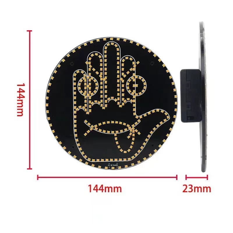 โคมไฟเตือน LED อเนกประสงค์ พร้อมรีโมตคอนโทรล สําหรับรถยนต์ - รูปที่ 4