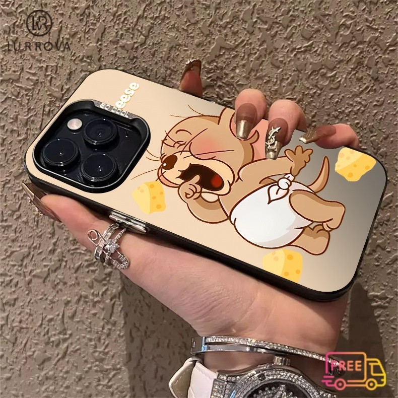 กรณีoppo Reno12 F 5G Reno 12 5G Reno11 F Reno 11 5G Reno 11 Pro 5G Reno 10 5G Reno 10 Pro 5G Reno 8T Reno 8Z Reno 7Z Reno 8 พรีเมี่ยมหรูหราJerryการ์ตูนกันกระแทกเคสโทรศัพท์