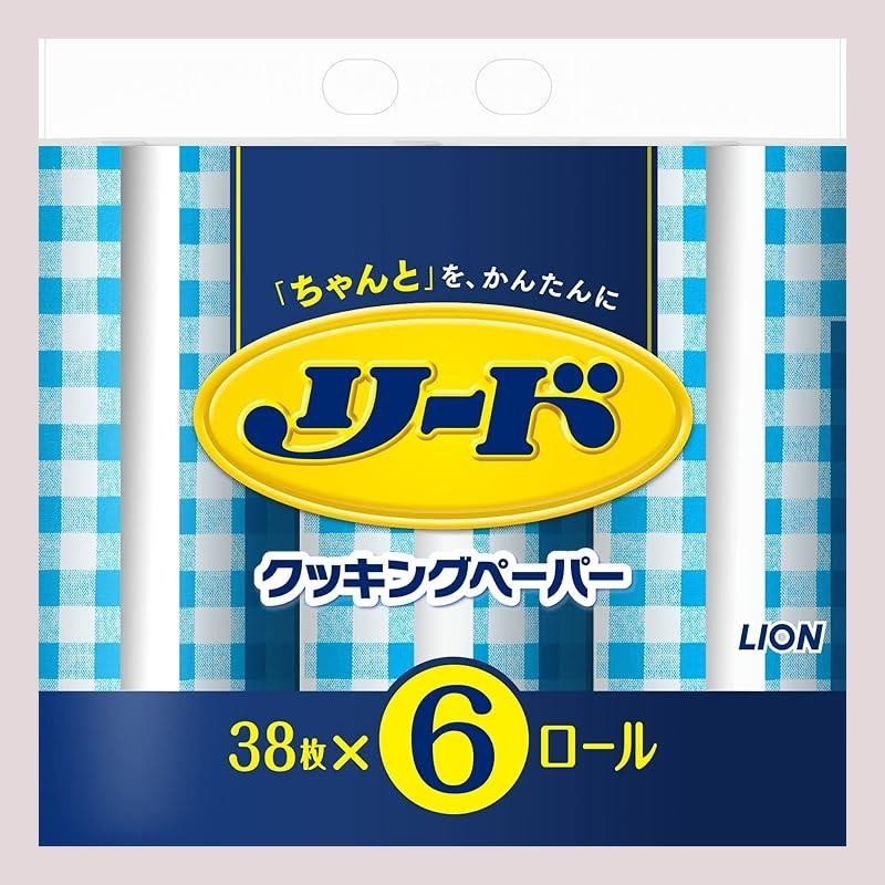 Lead Healthy Cooking Paper Double 3-Pack (38 sheets x 6 rolls)