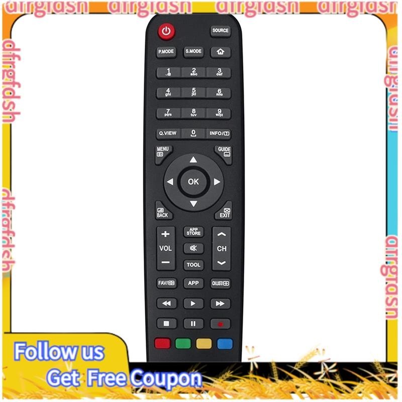 【 D &F 】 HTR-A10E รีโมทคอนโทรลสําหรับ Haier TV LE24K6000S LE32K6000S LE32N1620W LE40K6000SF LE43K600