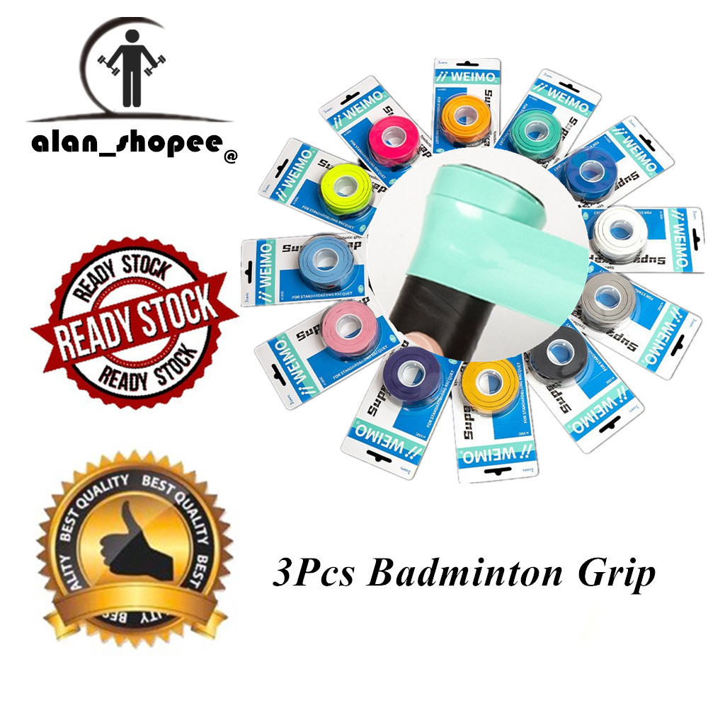Weimo 102 ไม ้ แบดมินตันมือยางผ ้ าเช ็ ดตัวเทนนิสตกปลา Rod Anti-Slip Sweatband Grips