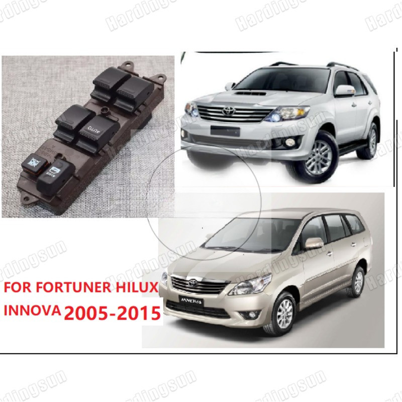 Toyota Master สวิตช ์ ควบคุมหน ้ าต ่ างสําหรับ Toyota Innova Fortuner Hilux 2005 2006 2007 2008 2009 2010 2011 2012 2013 2014