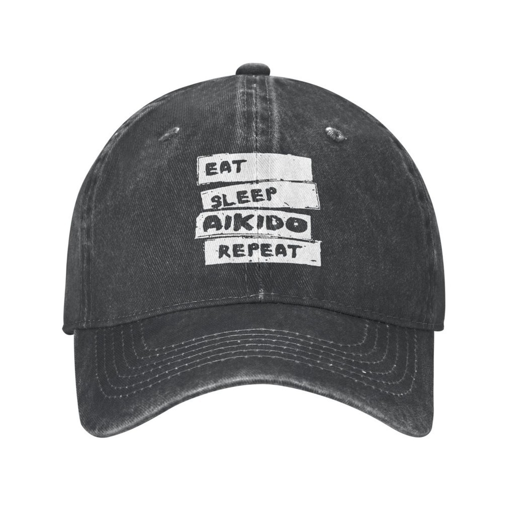 Eat Sleep Aikido หมวก Snapback กีฬาซ้ํา