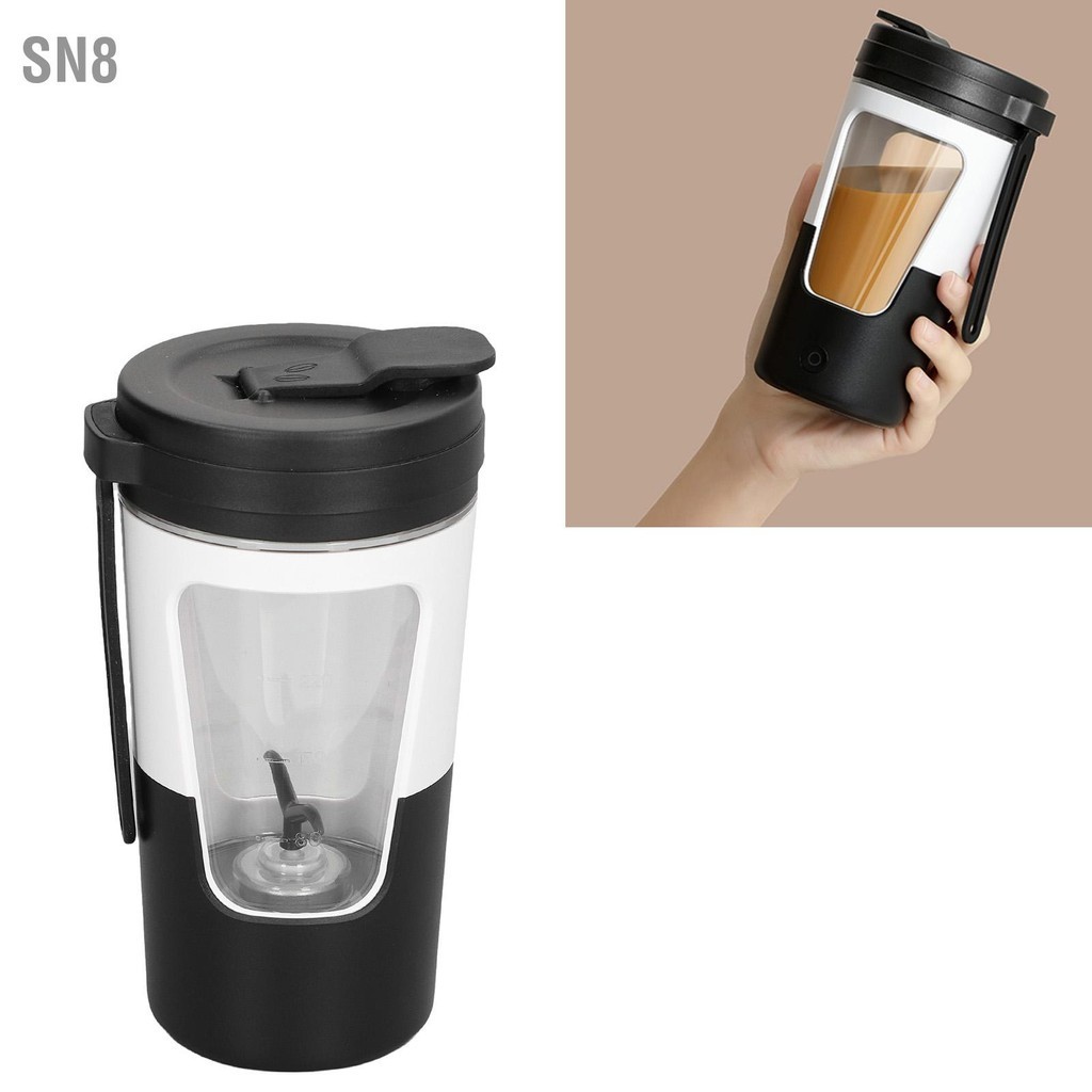 SN8 ถ้วยกาแฟกวนตัวเองอัตโนมัติขวดน้ำกีฬาชาร์จ USB สำหรับเครื่องดื่ม DIY ของขวัญ Drinkware