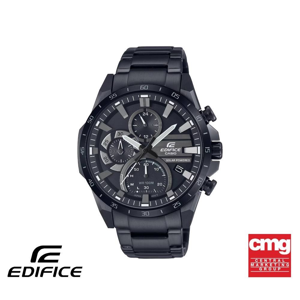 CASIO นาฬิกาข้อมือผู้ชาย EDIFICE รุ่น EQS-940DC-1AVUDF วัสดุสเตนเลสสตีล สีดำ