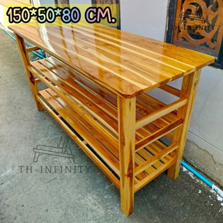 🔥ส่งฟรี🔥 โต๊ะวางทีวีไม้สัก วางเตาแก๊ส 3 ชั้น 150*50*สูง80 ซม…