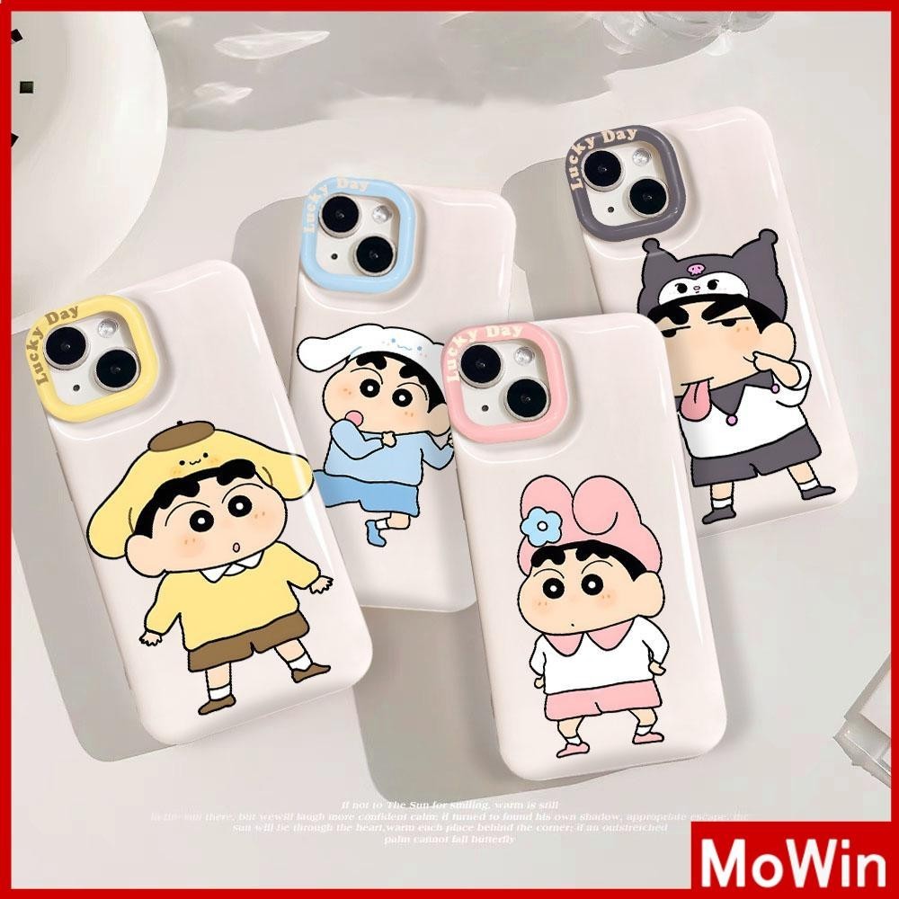 Mowin - สำหรับ iPhone 15 Pro Max iPhone 11 Case Air Bag กันกระแทกเคลือบเงา TPU Soft Case เด็กน้อยน่า