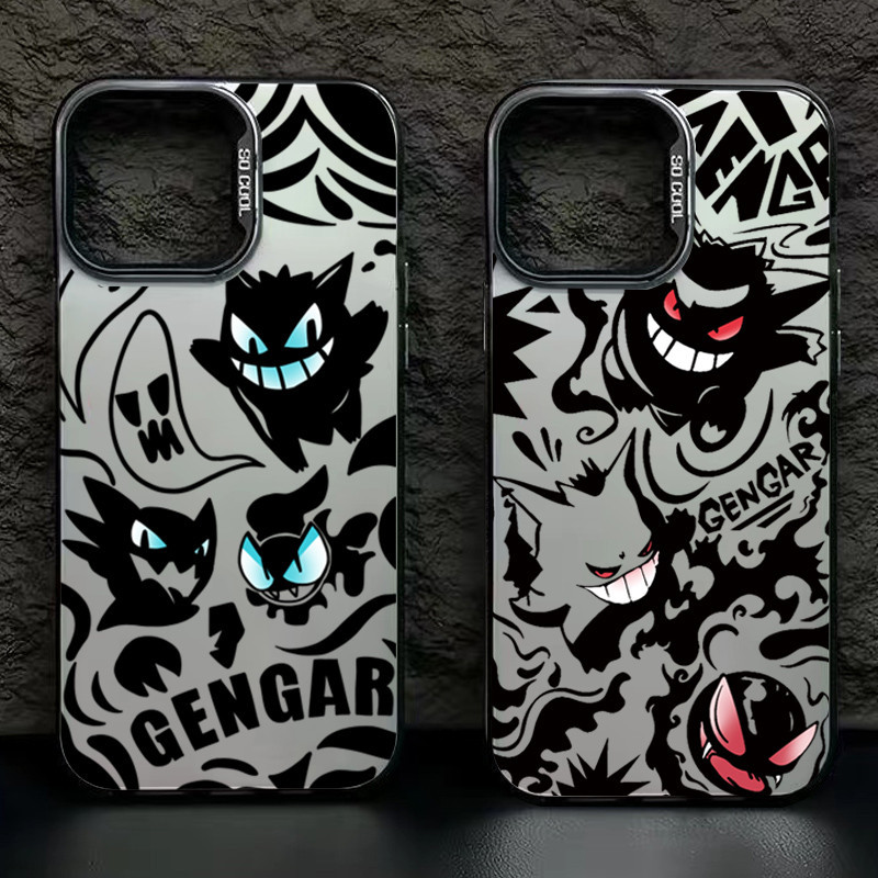 สําหรับRedmi 14C 15C 13 13C 12 4G Redmiหมายเหตุ14 13 11 12 Pro Plus 5G 10 Pro 12S Poco C65 M6 ProหรูหราสีสันเงินIMDเคสโทรศัพท์การ์ตูนGraffitiตลกGengar Hard Cover - รูปที่ 2