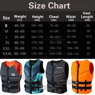 เสื้อชูชีพสําหรับผู้ใหญ่ Neoprene ผู้ชายเสื้อชูชีพกีฬาทางน้ําว่ายน้ํา Drifting ตกปลา Jet เสื้อกั๊กสกีพายเรือคายัคเรือผู้หญิงชูชีพ