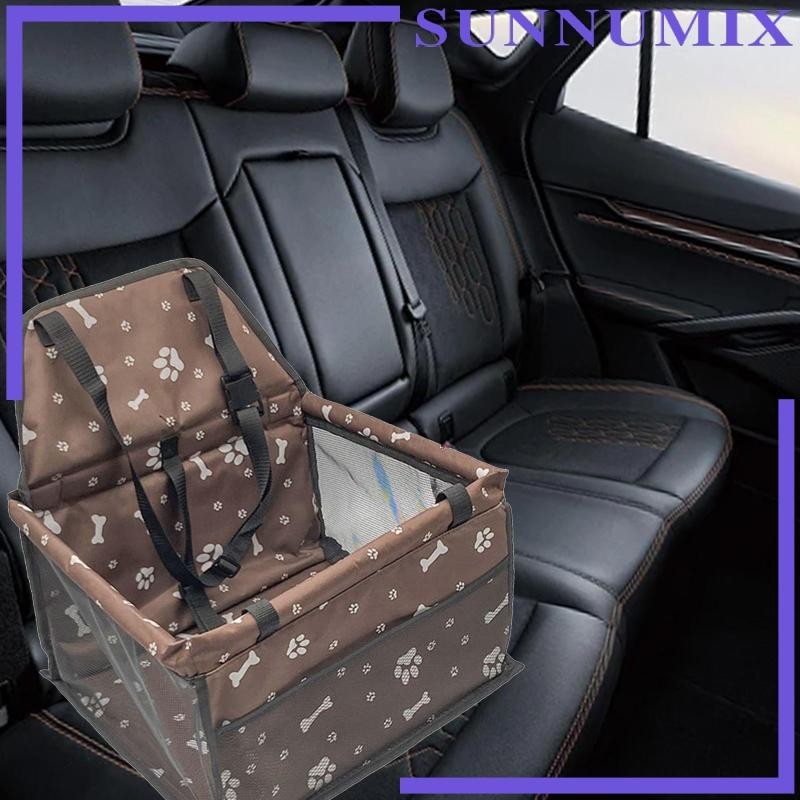 [Sunnimix ] ที ่ นั ่ ง Cat Booster Cars Seat Pet Accessories Travel Carrier Breathable Puppy Bag Pet Seat for Car Pet Seat
