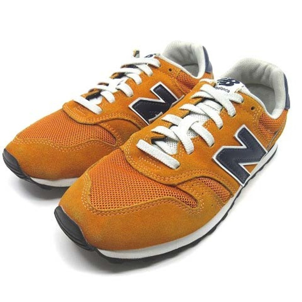 New Balance ML373VS2 suede sneakers orange 25.5cm Direct from Japan Secondhand
