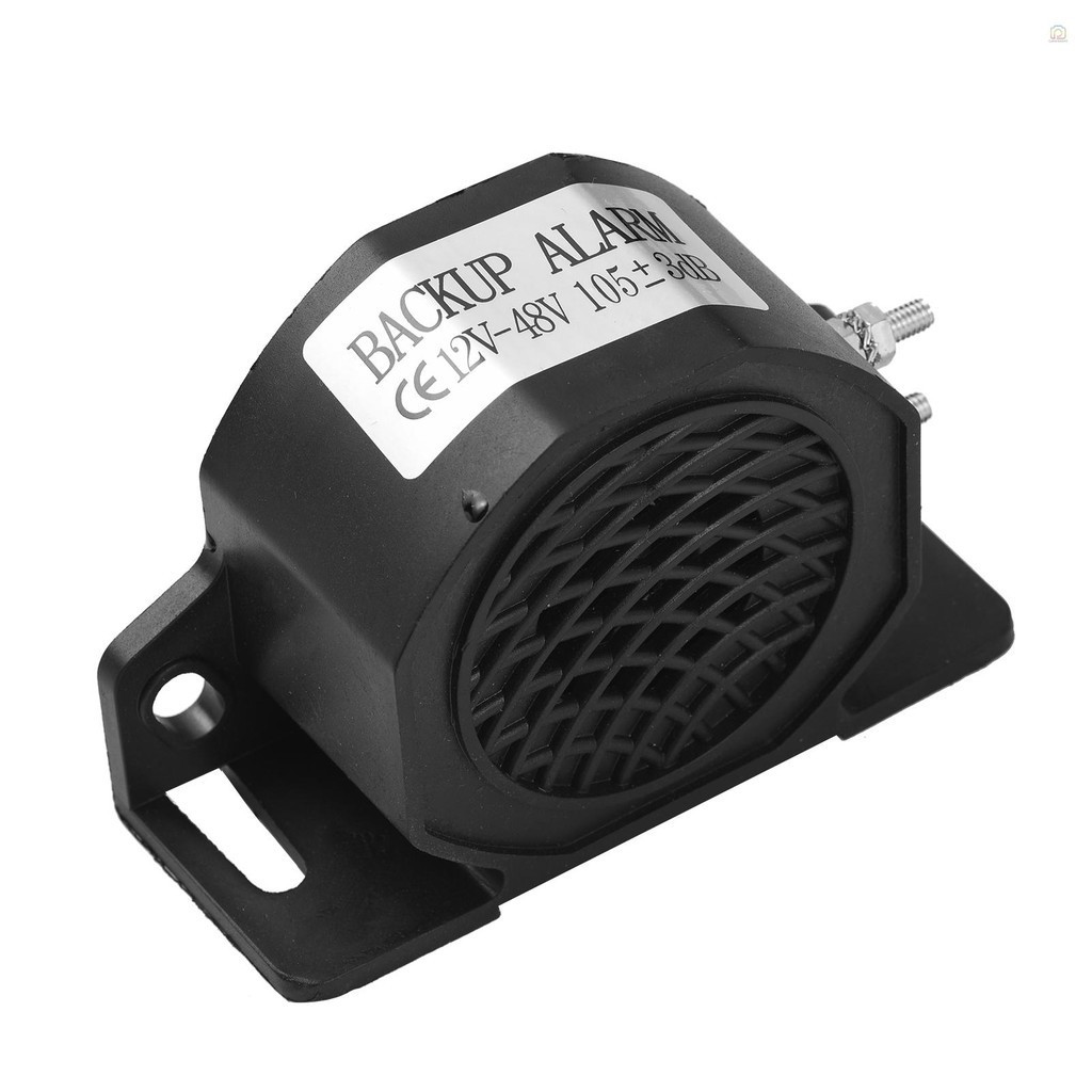 12v-48v สัญญาณเตือนสํารอง 105±3dB(A) รถย้อนกลับแตร BiBi Buzzer เตือนเตือนนาฬิกาปลุก Alerter รถ Back-up Alarm IP67 กันน้ําย้อนกลับแตรสําหรับรถบรรทุก Excavator Construction Machinery Vehi