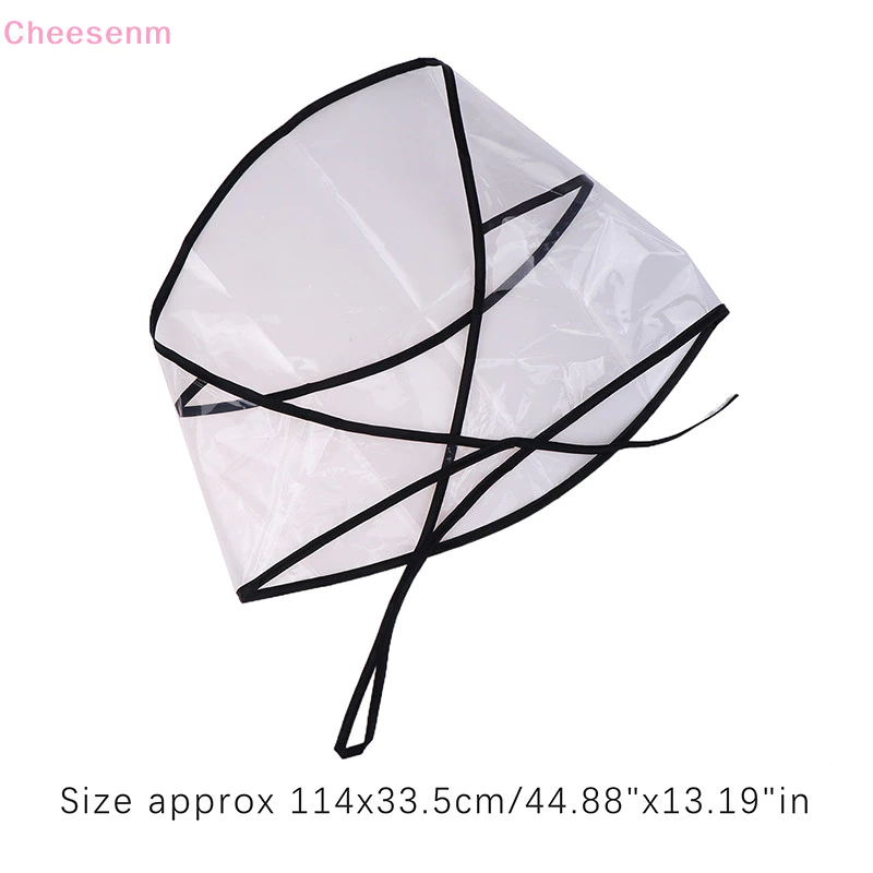 หมวกคลุมผมกันฝนพลาสติก Cheesenm สำหรับผู้หญิง thumbnail 8