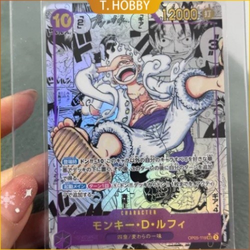 แฟลชการ์ด ลายการ์ตูน One Piece Nika Luffy Comics op05 ขนาด 88x63 มม. สําหรับงานฝีมือ
