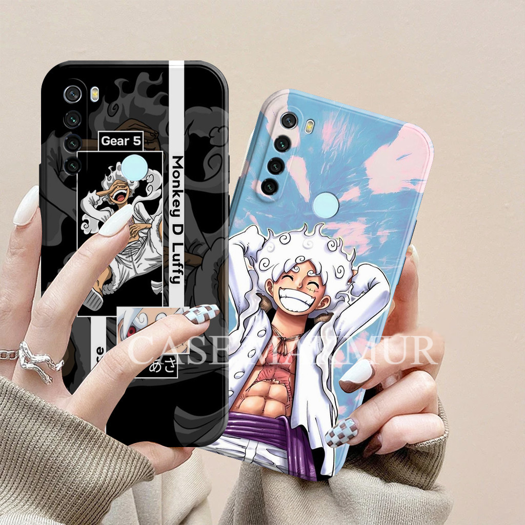 [04] สําหรับ Xiaomi Redmi Note 8 Case Bumper Character Motif 0ne P1ece ซิลิโคน Macaron ทุกประเภท