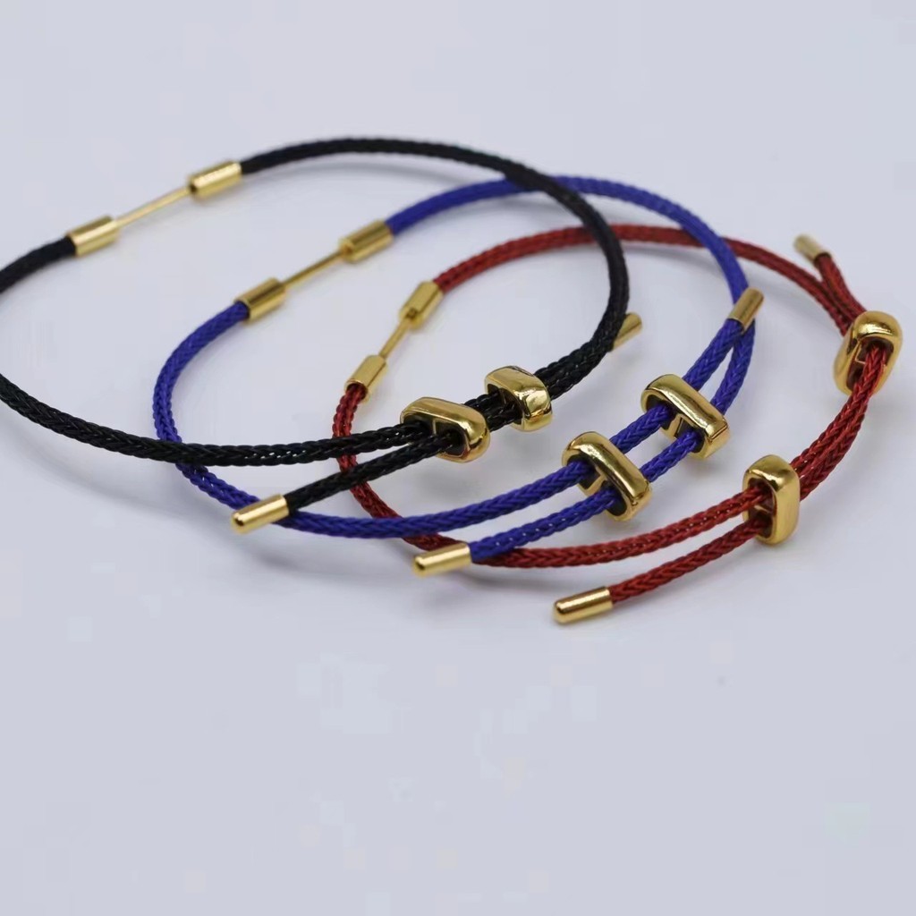 18เค สีการเก็บรักษาทองอุปกรณ์เสริม2มมสร้อยข้อมือลวดเหล็กปรับเครื่องประดับ ทําเอง กึ่งสําเร็จรูปผลิตภัณฑ์สร้อยข้อมืออุปกรณ์เสริมสไตล์ร้