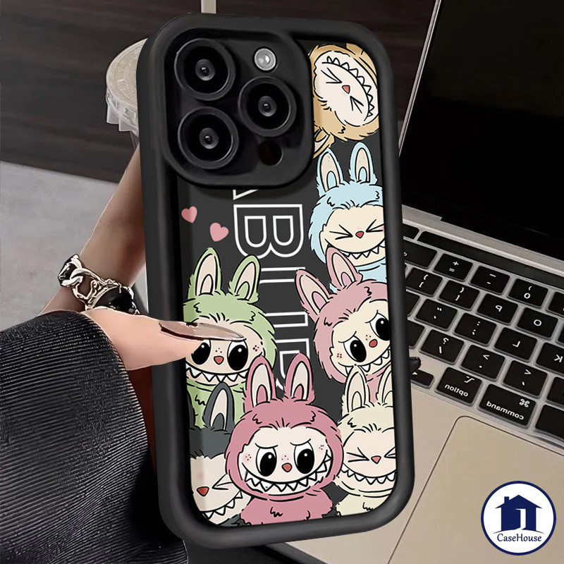 เคสนิ่มลายการ์ตูน Labubu สุดน่ารักสำหรับ infinix Hot 40i 30i 30 11 20 12 10 Play Note 30 12 Smart 8 7 6 5 Spark GO 10 20