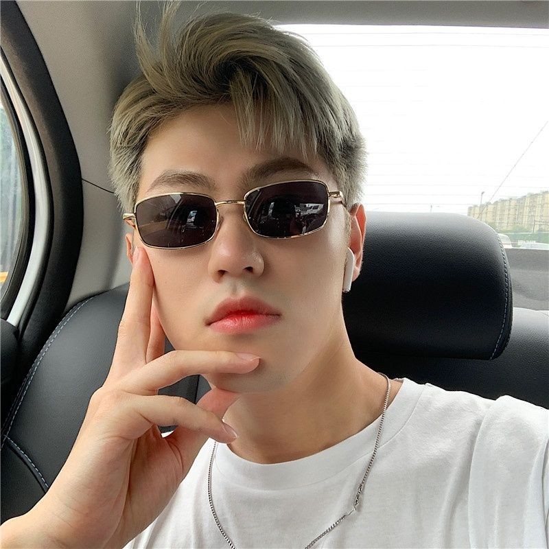 แฟชั่นฤดูร้อนสไตล์เกาหลีแว่นกันแดดสําหรับผู้ชายสไตล์ใหม่แบรนด์เดิมป้องกันรังสียูวีเฉดสีสําหรับขับรถชายหาดโลหะสแควร์วินเทจ สตีมพังค์ คลาสสิกอาทิตย์แว่นตาผู้หญิงคู่ X55 - รูปที่ 6