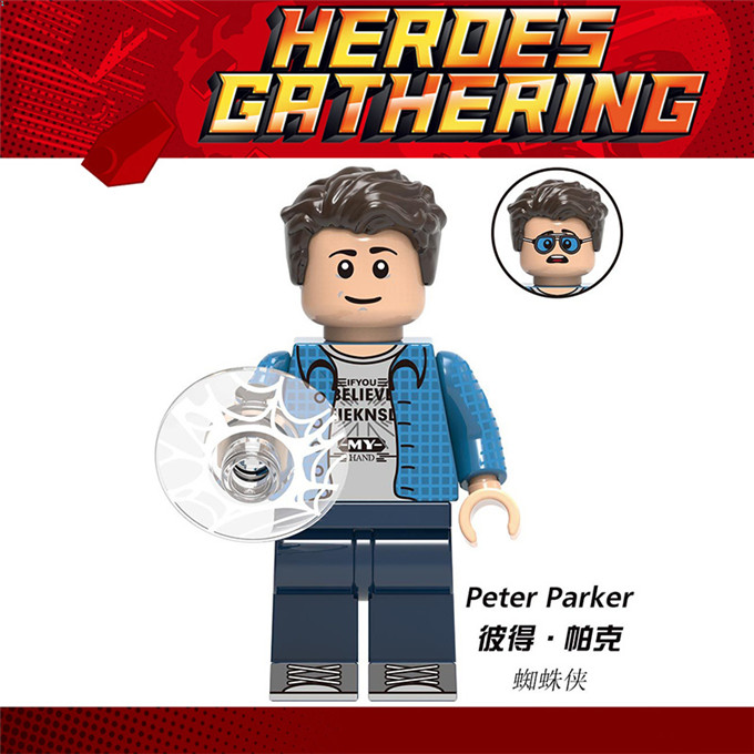 ใช ้ งานร ่ วมกับ Lego Avengers 4 Spider-Man Heroes Expedition Peter Parker Iron Man Building Block Minifigure ของเล ่ น ..