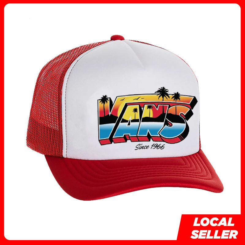 Vans 1966 Skate Topi Snapback หมวก Trucker แบบปรับได ้ USKP