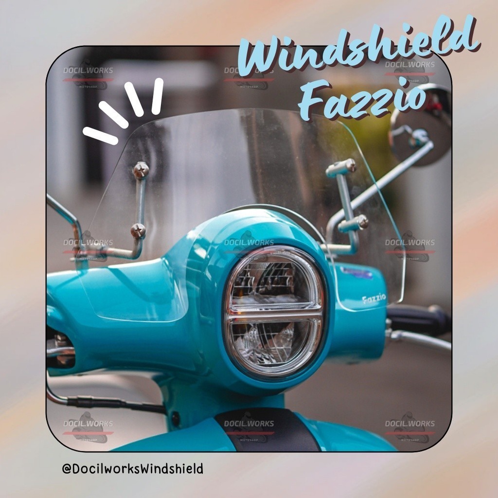 กระจกบังลม FAZIO 125 Visor Fazzio 125 Shield Fazzio VISOR FAZIO
