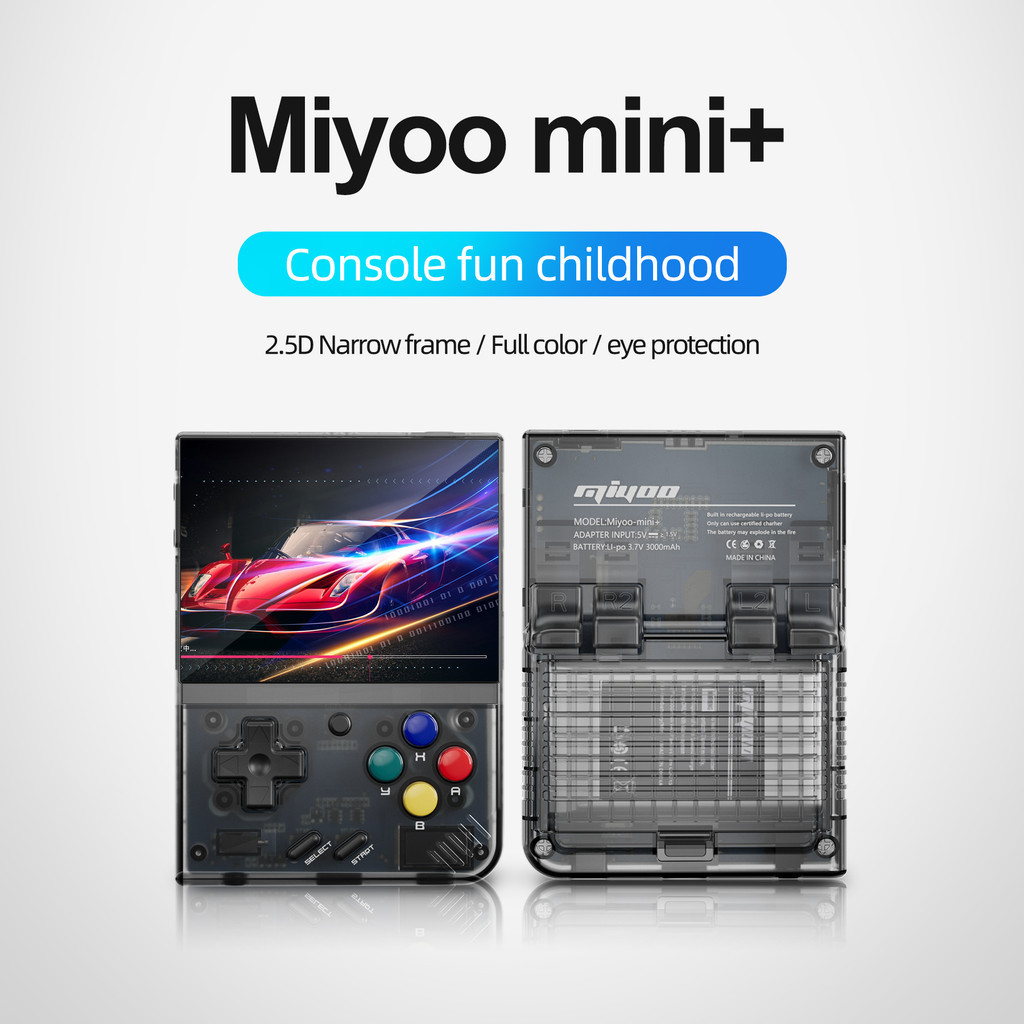 Miyoo MINI PLUS V2เกมคอนโซลมือถือแบบย้อนยุคแบบพกพาขนาดเล็ก [27yN4n]