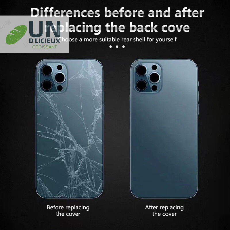 เหมาะสําหรับ IPhone X/XS/XSMAX/XR ฝาครอบด ้ านหลังฝาครอบแผงกระจกอะไหล ่ ขนาดใหญ ่ กล ้ องหลังประตูที ่ อยู ่ อาศัยโลโก ้ ดี