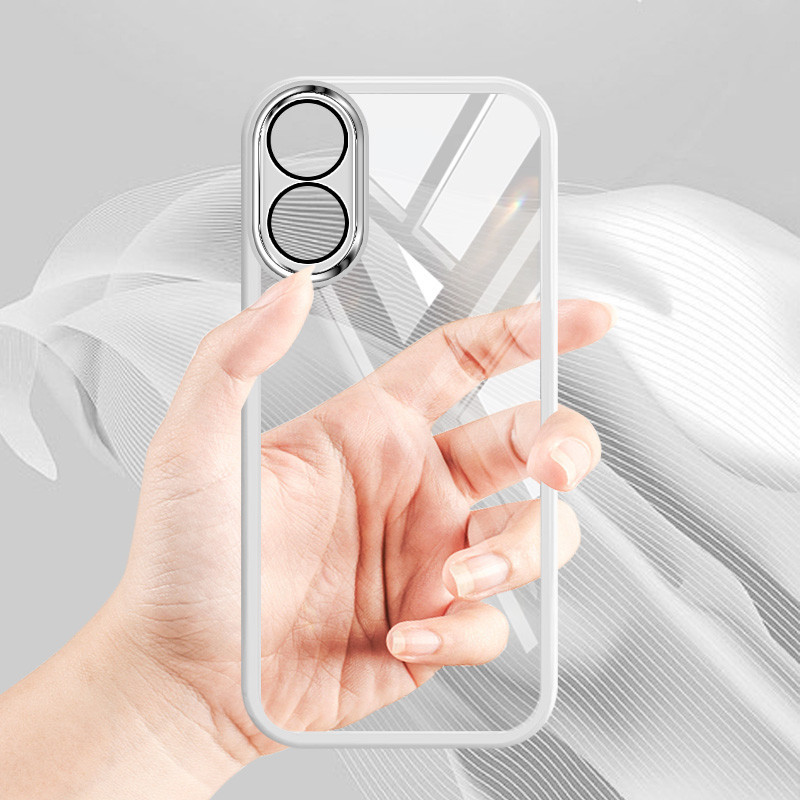 Ybd Ultra Thin สีโปร่งใสเคสโทรศัพท์สําหรับ OPPO A3X A79 A59 A18 A38 A58 A17 A17K A78 A98 F23 A1 Pro Reno 8T A60 4G 5Gแฟชั่นซิลิโคนใส Girly - รูปที่ 4