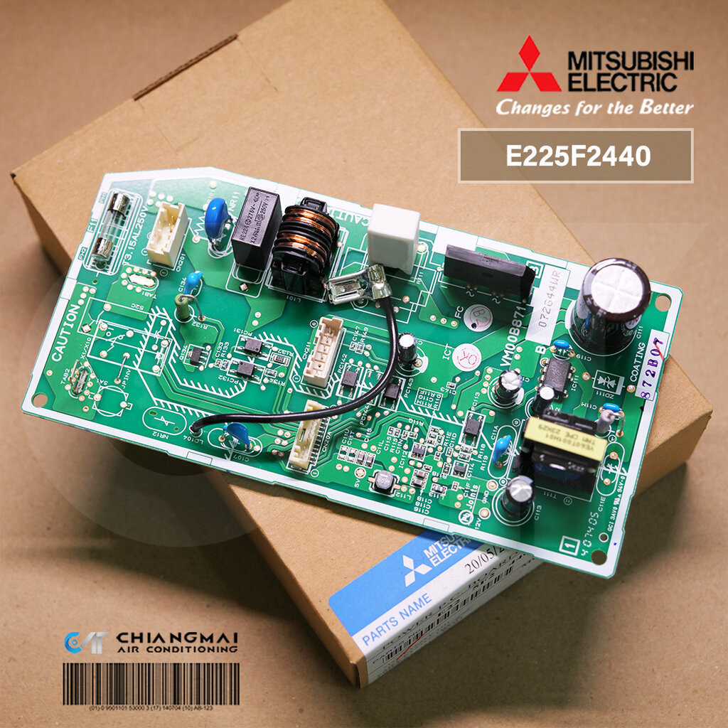 E225F2440 แผงวงจรแอร์ Mitsubishi Electric แผงบอร์ดแอร์มิตซูบิชิ บอร์ดคอยล์เย็น รุ่น MSY-KY09, KY13, 