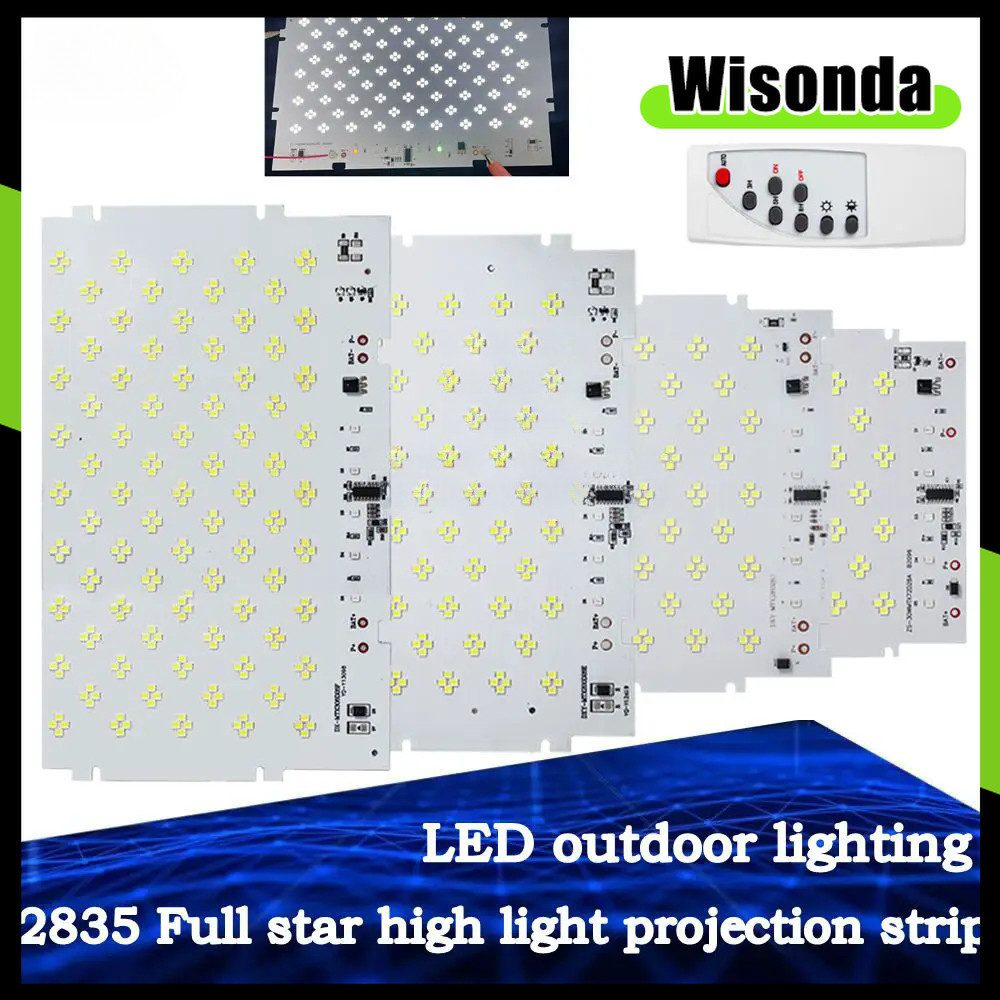 30w 40w 60w 100w LED พลังงานแสงอาทิตย ์ กลางแจ ้ ง 2830 ความสว ่ างสูงลูกปัดฉายแสงแบบบูรณาการแหล ่ งกําเนิดแสงแผง contro