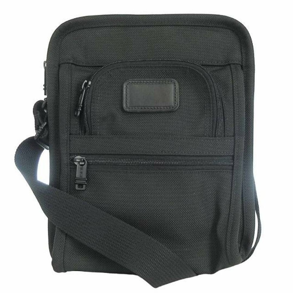 Tumi shoulder bag messenger zip closure nylon black bag Direct from Japan Secondhand