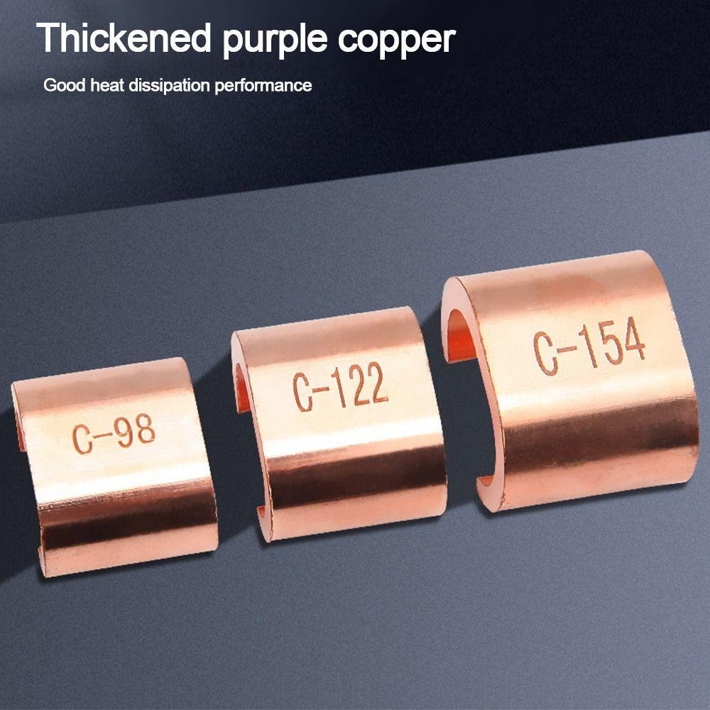 คลิปทองแดงเชื่อมต่อสายไฟ ประเภท C หัวเข็มขัดขั้วต่อสายเคเบิล หางปลาเสียบ หางปลาทองเหลือง ทองเหลือง หางปลากลม หางปลา ทอง - รูปที่ 2