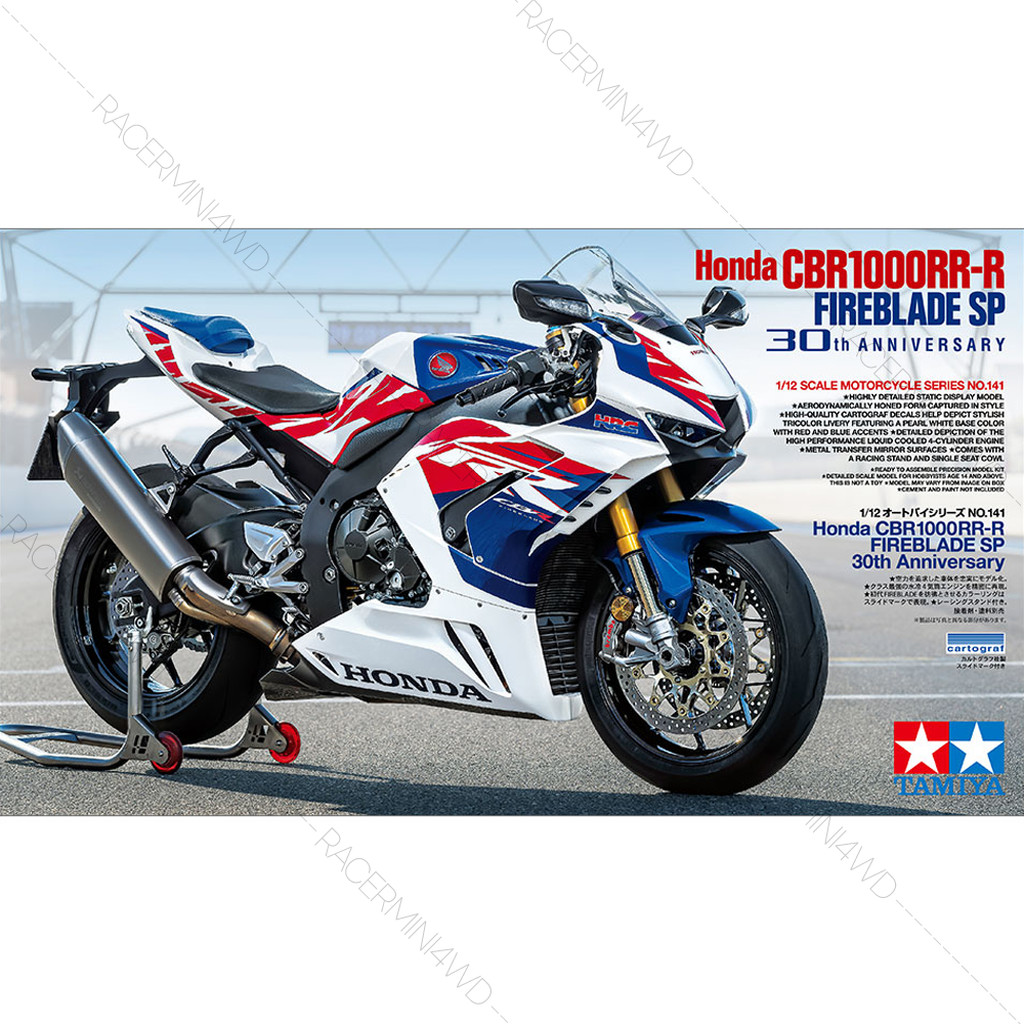 TAMIYA 14141 1/12 Model Kit Honda CBR1000RR-R Fireblade SP 30th Anniversary