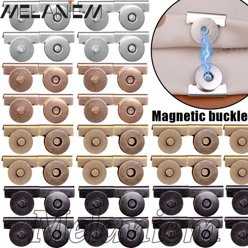Metal Magnetic Snaps Claspsps - เสื้อผ้า, กระเป๋าถือหัวเข็มขัดอุปกรณ์เสริม - DIY Fastener Craft - ปุ่ม Snap Plum Blossom - ไม่มีเย็บผ้า, ทําด้วยมือ, อเนกประสงค์