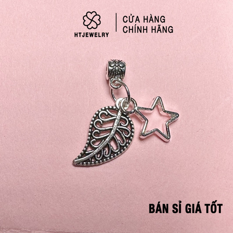 HTJEWELRY PL130 เสน่ห์ห้อยใบไม้เดี่ยว