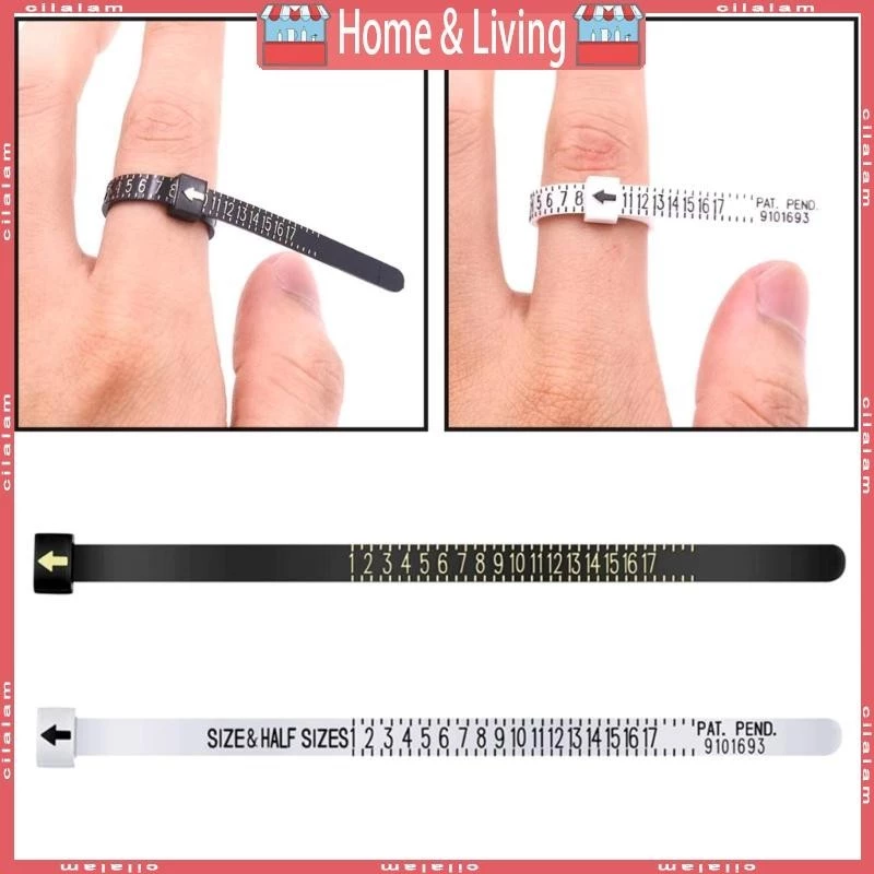 Ci แบบพกพาแหวนSizerชุดวัดReusableนิ ้ วขนาดเมตรวัดเครื ่ องมือเครื ่ องประดับขนาดเครื ่ องมือสําหรับผู ้ หญิงผู ้ ชายเด ็ ก