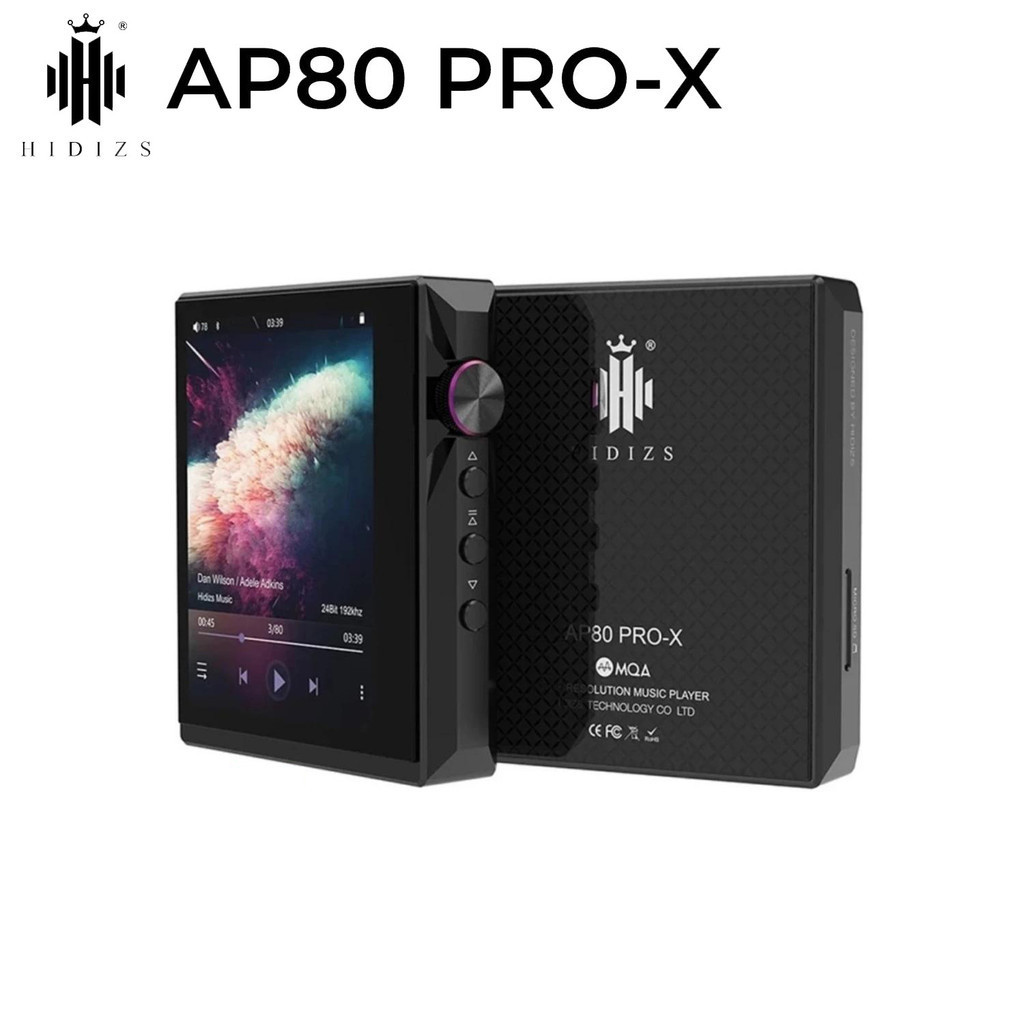 Hidizs AP80 PRO-X เครื่องเล่นเพลงบลูทูธแบบพกพา MP3 MQA 8X USB DAC เครื่องเล่นเสียงความละเอียดสูง DSD