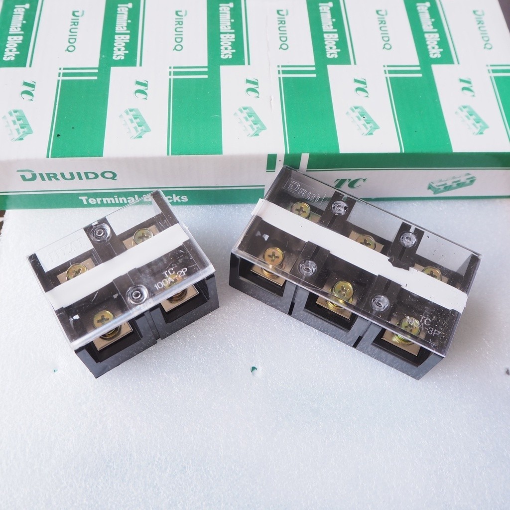 ส่งจากไทย TERMINAL BLOCKS 60A 100A เทอร์มินัลต่อสายไฟ เทอร์มินอลบล็อค