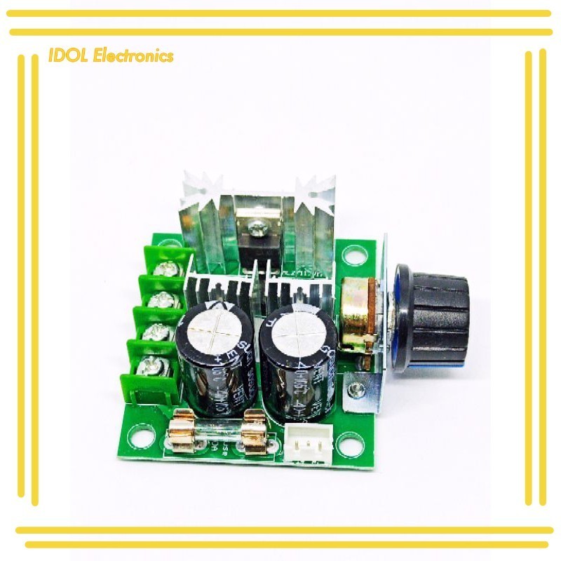 PWM Speed Control PWM Motor 12-40VDC 10A บอร์ดควบคุมความเร็วมอเตอร์กระแสตรง 12-40V 10A ถ่ายจากงานจริ