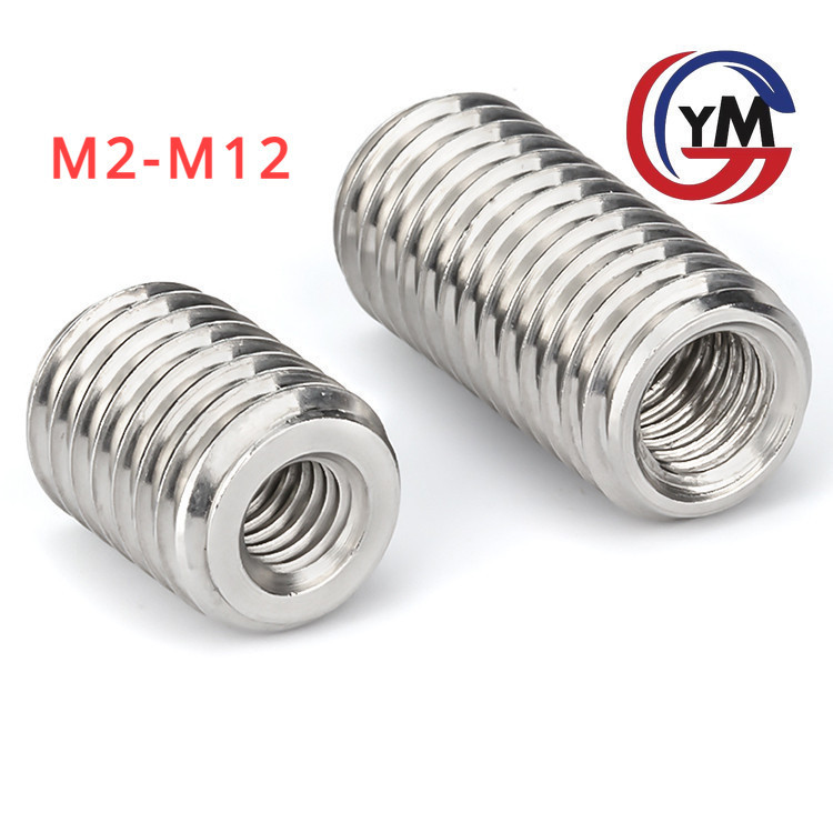 [ Ymh1] ปลอกสวมเกลียว แปลงเกลียว ปรับขนาดเกลียว ตัวผู้ สแตนเลส 304 มิล หยาบ M2M2.5M3M4M5M6M10M12 / Screw Thread Adapter SUS304