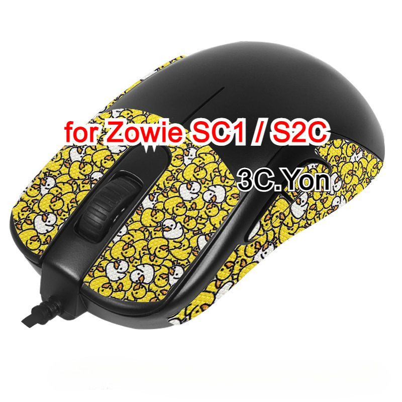 สติกเกอร ์ เมาส ์ สําหรับ Zowie SC1 S2C เมาส ์ สําหรับเล ่ นเกมไร ้ สาย Anti-Slip Ergonomic Esports 