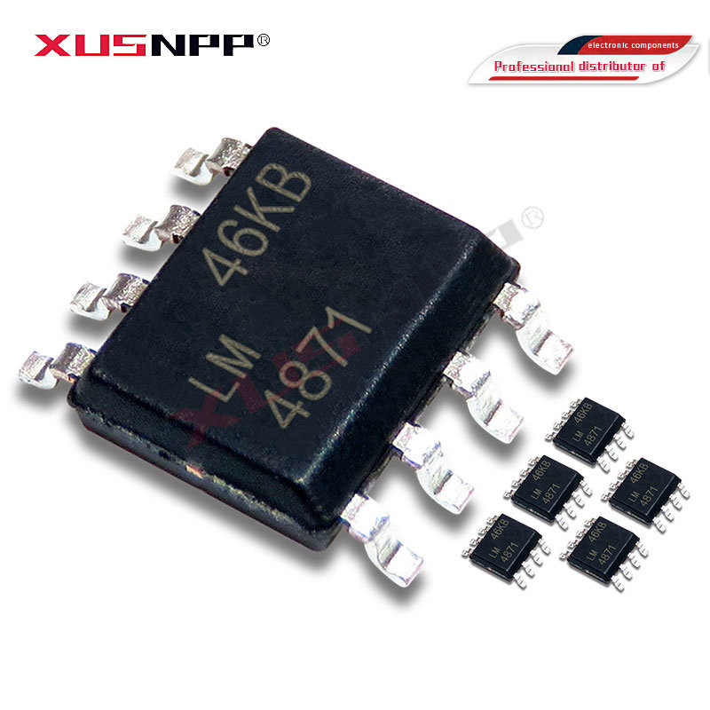5PCS LM4871MX SOP8 LM4871 SOP 4871 SOP-8 3W เครื่องขยายเสียงโหมดปิดใหม่และต้นฉบับอิเล็กทรอนิกส์ส่วนป
